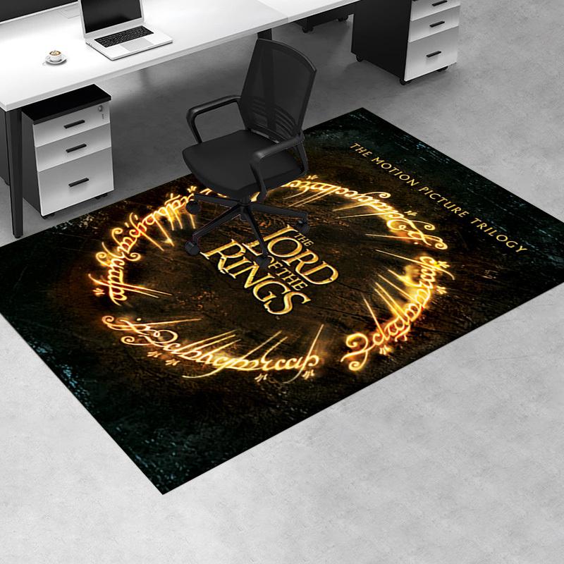 

The Lord of the Rings Trilogy DVD Box Set Office Mat Home Decor Office Desk Chair Rugs Chair Carpet for office Chair Mat Gift For Halloween 60cm by 90cm