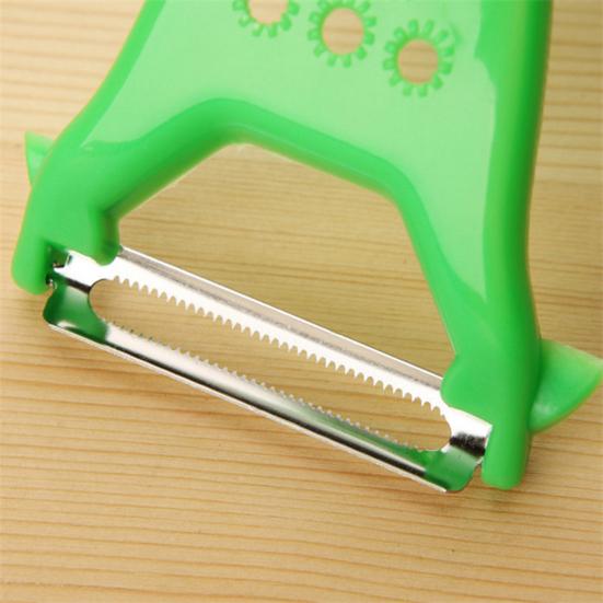 2Pcs Multifunctional Fruit Vegetable Peeler & Grater, Double Side Stainless Steel Blade Peeler and Grater, Sharp Blade Peeler for Kitchen Cucumbers