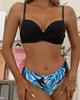 2025 Women's European & American Printed Bikini Swimsuit Beach Set