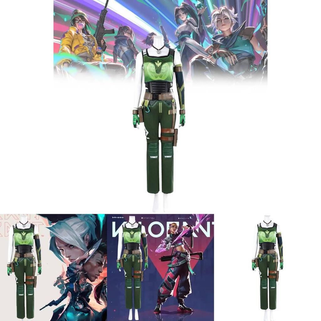 Valorant Skye Spandex Cosplay Costume For Gaming Conventions Anime Roleplay Events