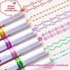 1 Sets of 6 Contour Pens, Portable and Durable, Lightweight and Portable, Suitable for Outdoor Daily Marking Needs