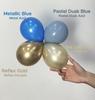 Latexballons Sempertex, Seidiges Goldstaub, 30cm, 50Stk.