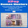 K-POP Łowcy Demonów Najlepsza Kolekcja Photocards: HUNTRIX, LION BOYZ, & DERPY (PO ZESTAW 50 SZTUK)