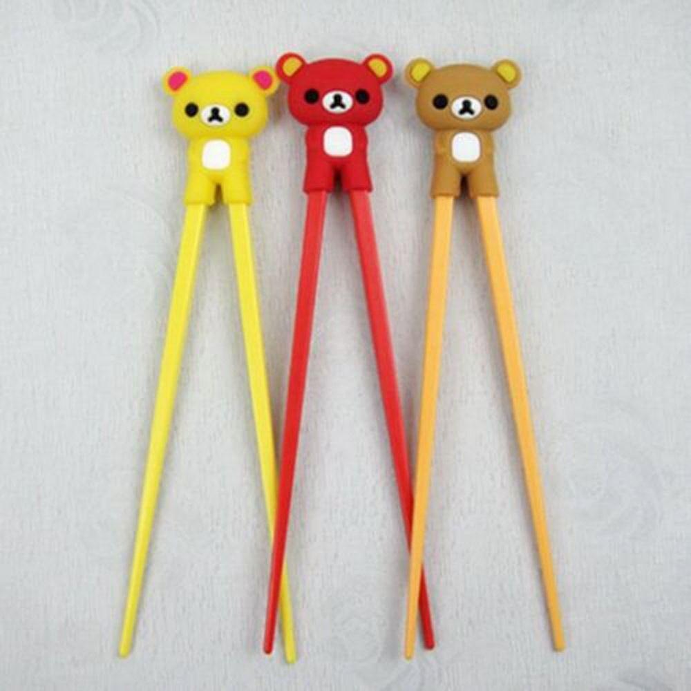 Cartoon Bear Training Chopsticks Eating Helper Beginner Chopstick Durable Learning Chopsticks
