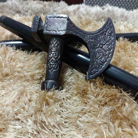 

Вікторіанська Вікінгська тростина для ходьби, як антикварна, морська, ідеальна унісекс тростина - Подарунковий предмет