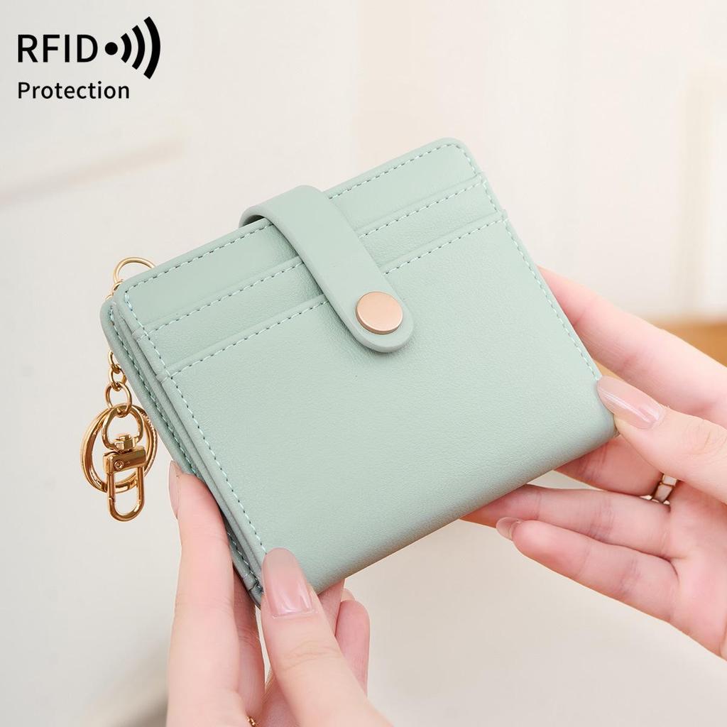 Women's RFID Anti-Theft Slim Bifold Wallet and Card Holder