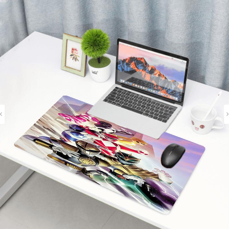 Mighty Morphin Power Rangers Print Mouse Pad, Anti‑Slip Desktop keyboard Mat, for PC Laptop Gaming Working Daily Use, Cool Festival Surprise Gift