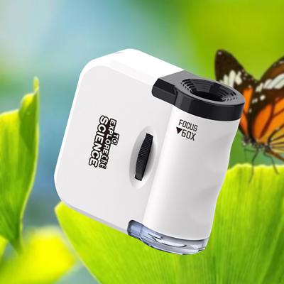 Handheld Mikroskop Kinder Tragbare Bildung Spielzeug Stem Tasche Mini