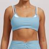 Nude Feeling Double Strap Yoga Bra With Chest Pad For Fitness And Sport Activities