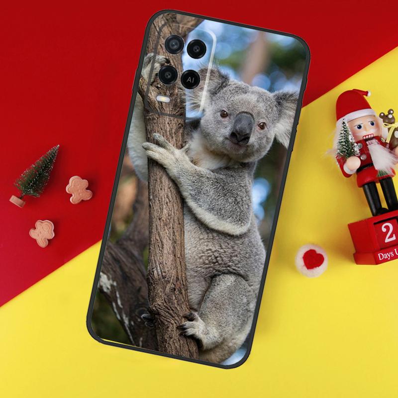 Koala Case For Oppo A94 A74 A54 A60 A40 A80 A16 A76 A96 A98 A58 A78 A18 A38 A57 A17 A15 A5 A6 Pro