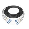 Hongji Outdoor 4-Core Single-Mode Armored Fiber Optic Patch Cable
