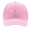 Low Battery Red Bar Outline Graphic Sandwich Baseball Cap Sun Cap Outdoor Workouts Hat