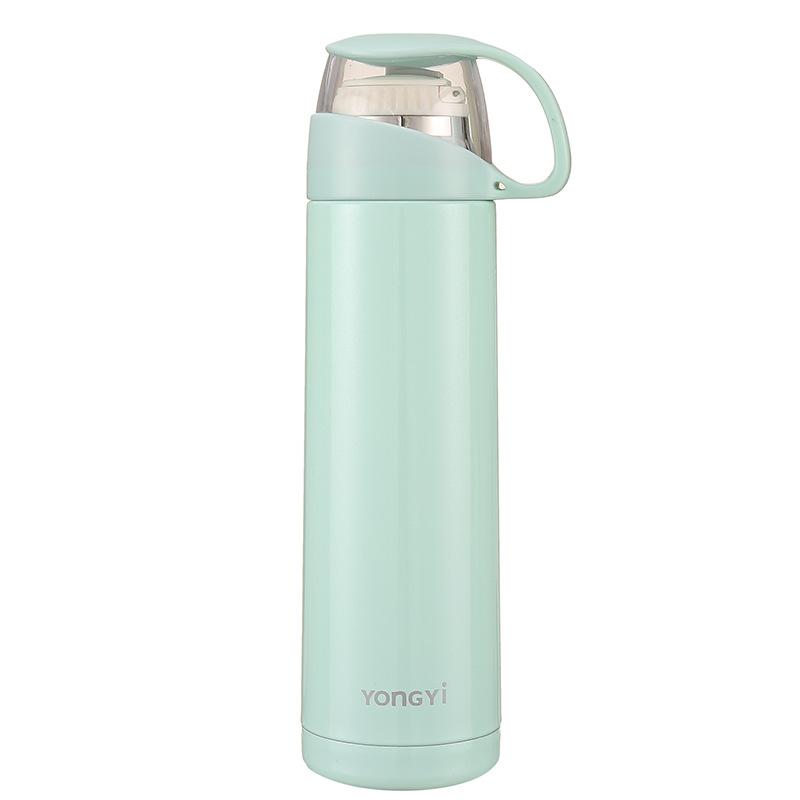 

Термос большой емкости, 500 мл, термосы, портативный термос из нержавеющей стали, бутылка для воды, дорожная чайная кружка, офисный термос 500ml синий