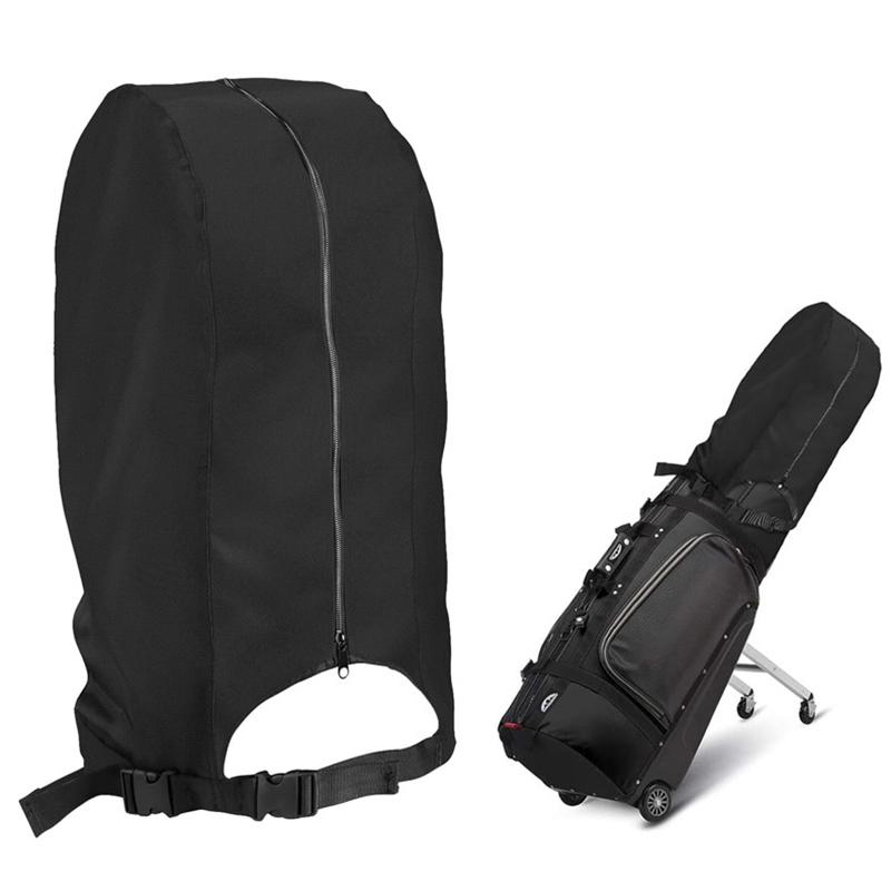 Tragbare Schwarze Golftasche Regenschutz Staubdichte Regenhaube Schläger Schutz Golftasche Regenschutz Für Golftasche Und Transportwagen Standtasche