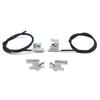 BSR673 Electric Sunroof Repair Track Drive Pull Bowden Cables Left and Right With Metal Mounting Bracket Hinges for Renault Clio MK2 1998-2012