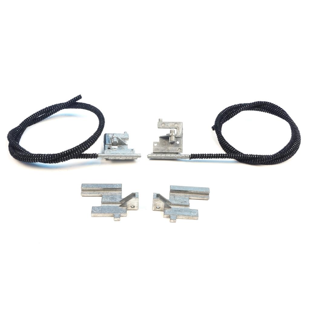BSR673 Electric Sunroof Repair Track Drive Pull Bowden Cables Left and Right With Metal Mounting Bracket Hinges for Renault Clio MK2 1998-2012