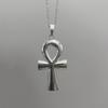 Large Unisex Ankh Necklace - Egyptian Cross, 80x42mm Pendant with 70cm Chain