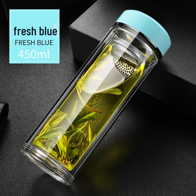 Qianxing High Borosilicate Double Wall Glass Cup