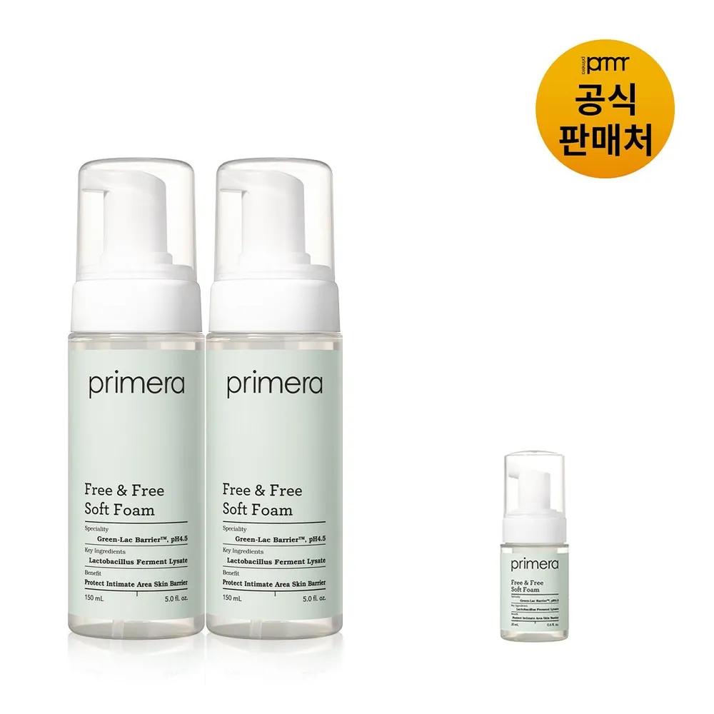 [PRMR] Free & Free Soft Foam 150ml Duo Set