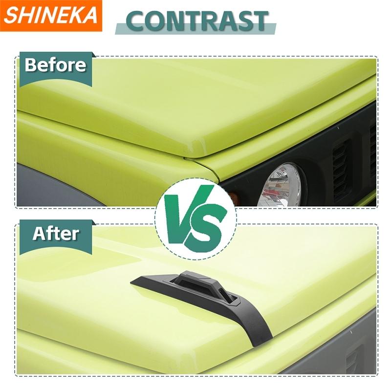 SHINEKA Car Engine Hood Decoration Cover for Suzuki Jimny 2019 2020 2021 2022 2023 2024 2025 Up Exterior Accessories