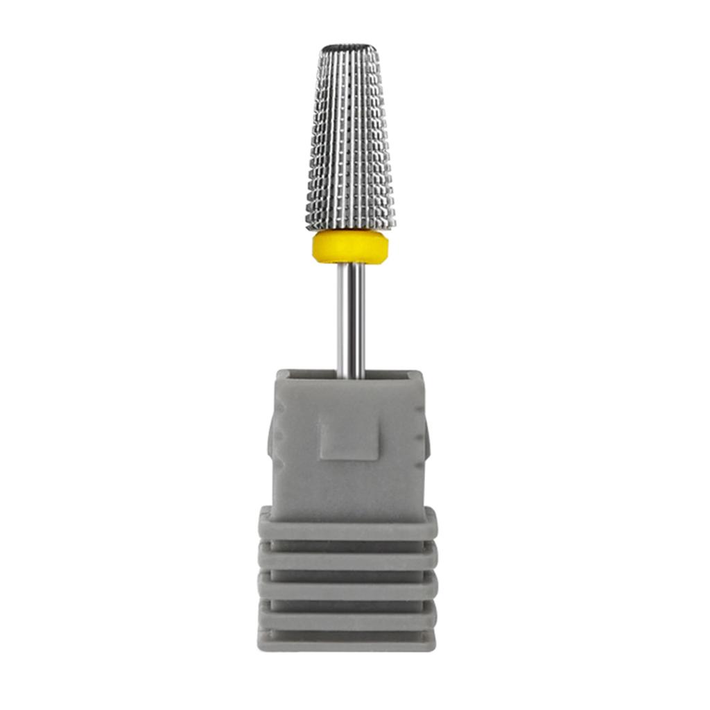 5 In 1 Tungsten Nail Drill Bits Carbide Milling Cutter Nail Sander Tips for Electric Nail File Cuticles Clean Tools