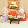 [Sylvanian]5379-Floral Cat Girl's Living Room Set
