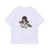 2026 Summer Cotton Oversized T-Shirt Soft Breathable Casual Comfortable Graphic Print Funne Printed Tee Unisex Streetwear Top