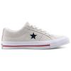 Converse One Star Retro Casual Slip Resistant Durable Lightweight Low Top Skate Shoes Unisex sneaker Gray 161195C