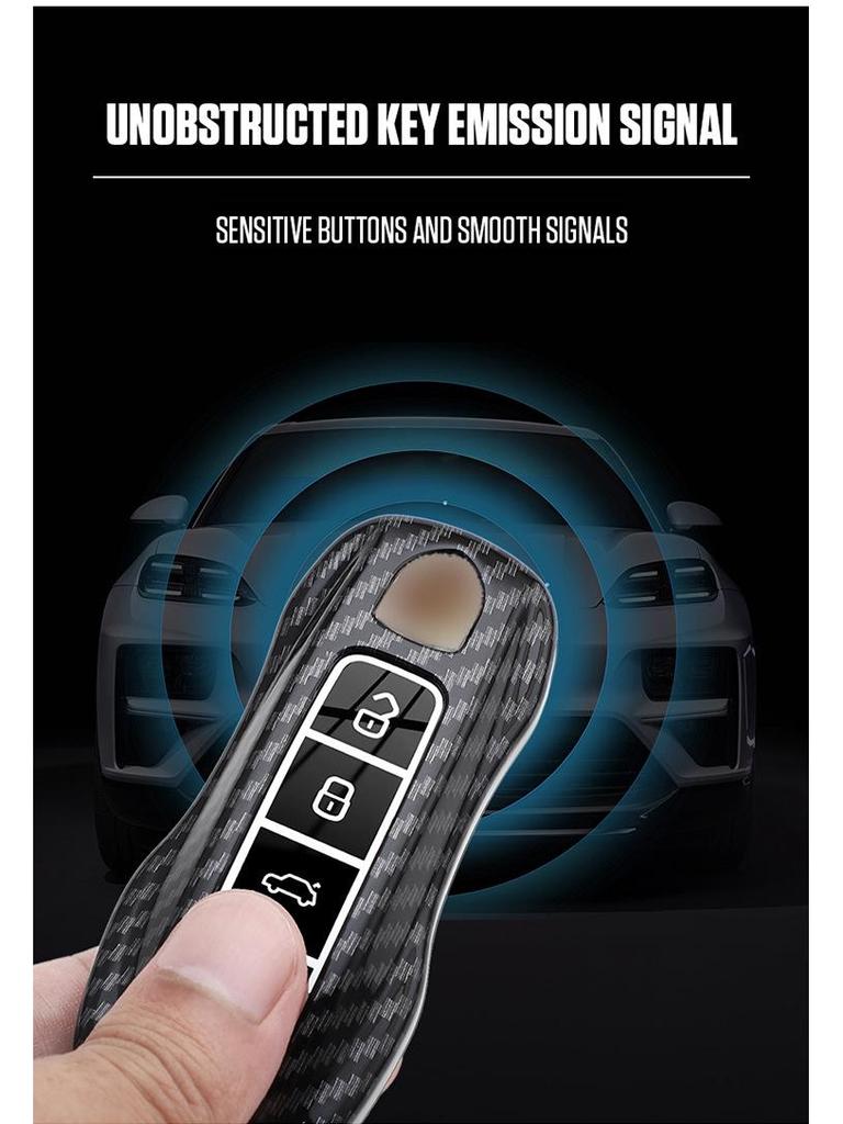 Porsche Koolstofvezel Sledecover voor Panamera, Cayenne, Macan, 718, Taycan