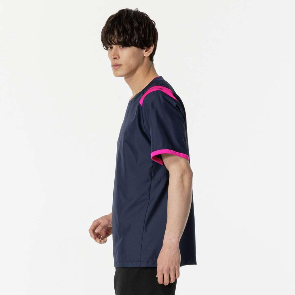 BASIC Volleyball Apparel Short Sleeve Piste V2MEB530 Unisex Dress Navy x Magenta Size M
