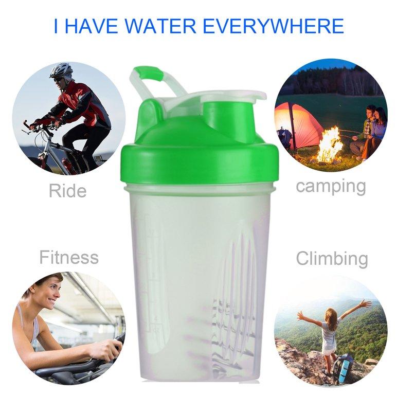 Buy Fu Ling 400ML Gym Protein Shaker Mixer Bottle Sport Running Whisk