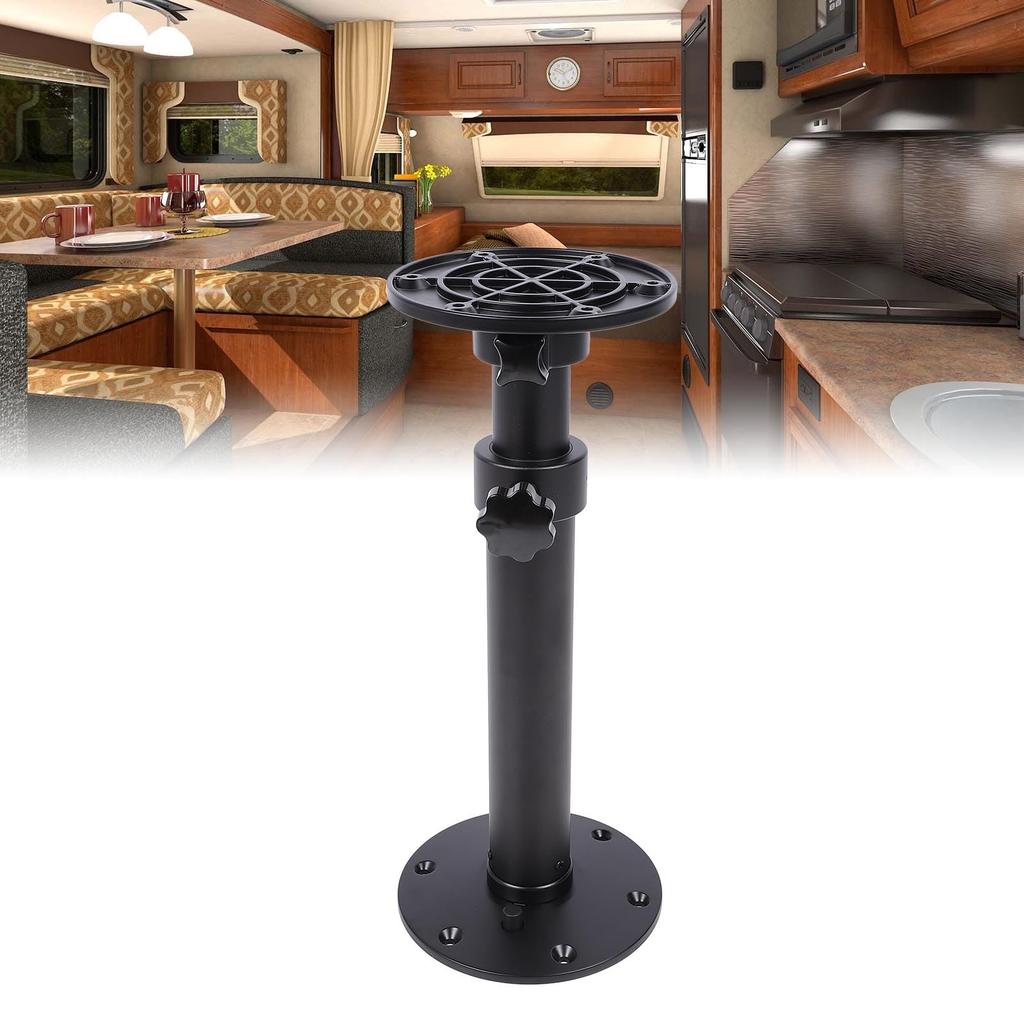 Denash RV Table Legs to Aluminum Alloy Folding Legs for RV Adjustable Folding Telescopic Campervan Table Base Mount Pedestal Dinette Leg Poles for RV