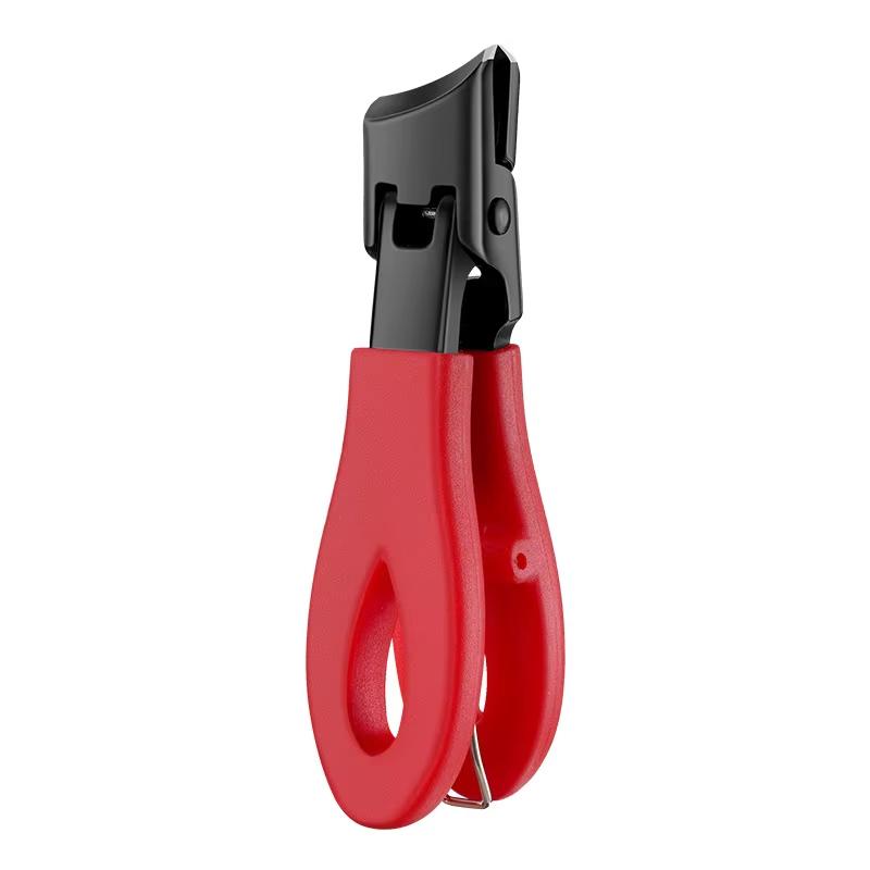 Large Jaw Nail Clipper 8mm Openning Thick Hard Special Nail Cutter Stainless Steel Toe Cutter Trimmer Anti-Splash Manicure Tools