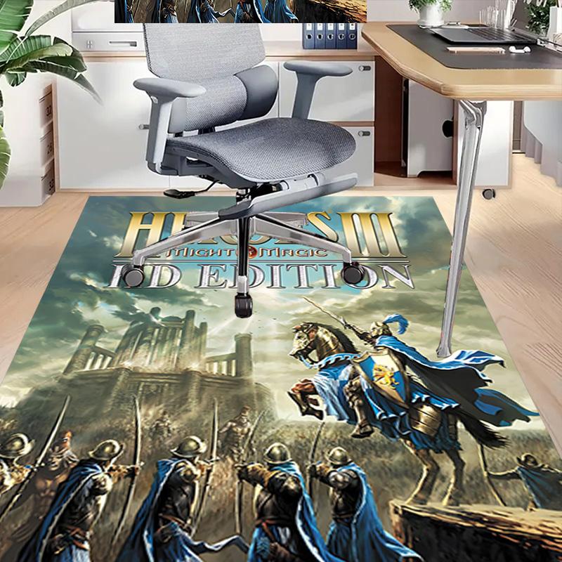 Heroes Might Magic III Dywan do Pokoju Zabaw Sypialni Salonu Kanapy Dekoracja Domu Dzieci Dywanik do Strefy Gier Mata Podłogowa Antypoślizgowa