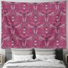 Bohemian Wall Tapestry Large Floral Tapestry Aesthetic Room Decor Nature Tapestry Bedroom Backdrop Dorm Decor Artistic Wall Hang