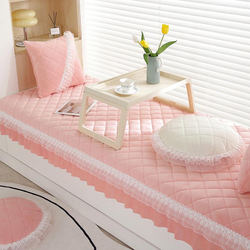Simple Window Cushion Ledge Cushion Ins Style Cushion Plush Bedroom Balcony Tatami Cushion