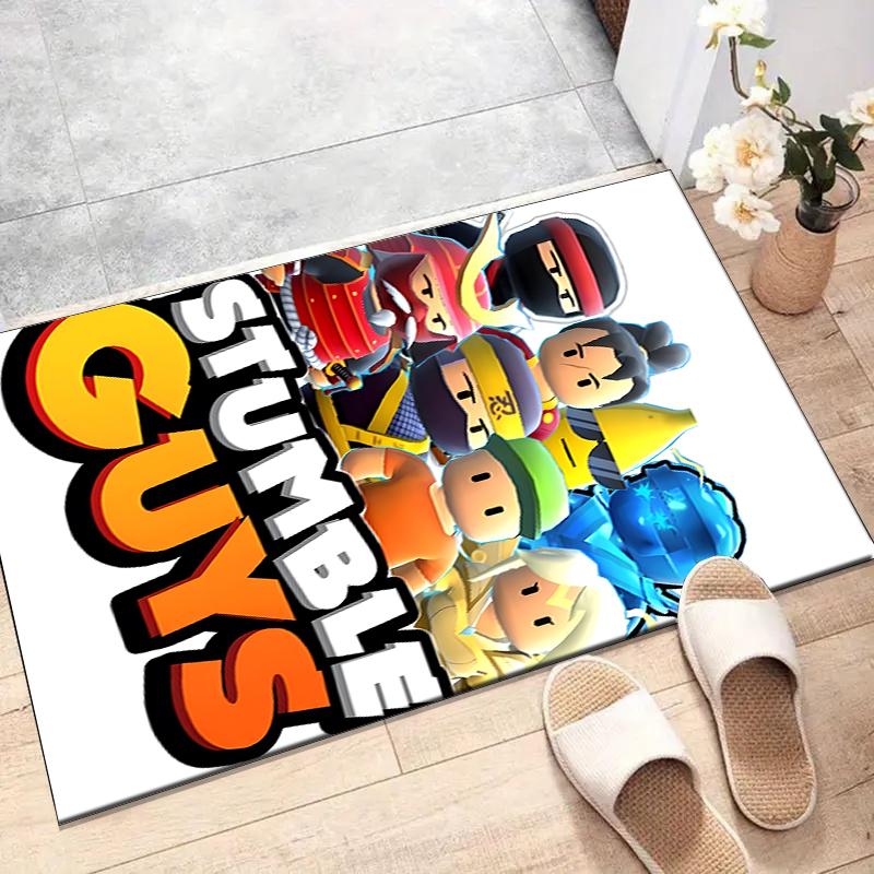 stumble guys Polyester Carpet, Soft Indoor Mat for Office Chair, Living Room, Computer Desk - Decorative Home Office Rug Design