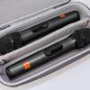 Durability Microphone Case Organizers Bag With Soft Lining And Secure Double Zippers For Safe Transport And Storage