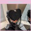 2024 New European And American Fashion Street Style Heart-shaped Bag For Trendy Ladies