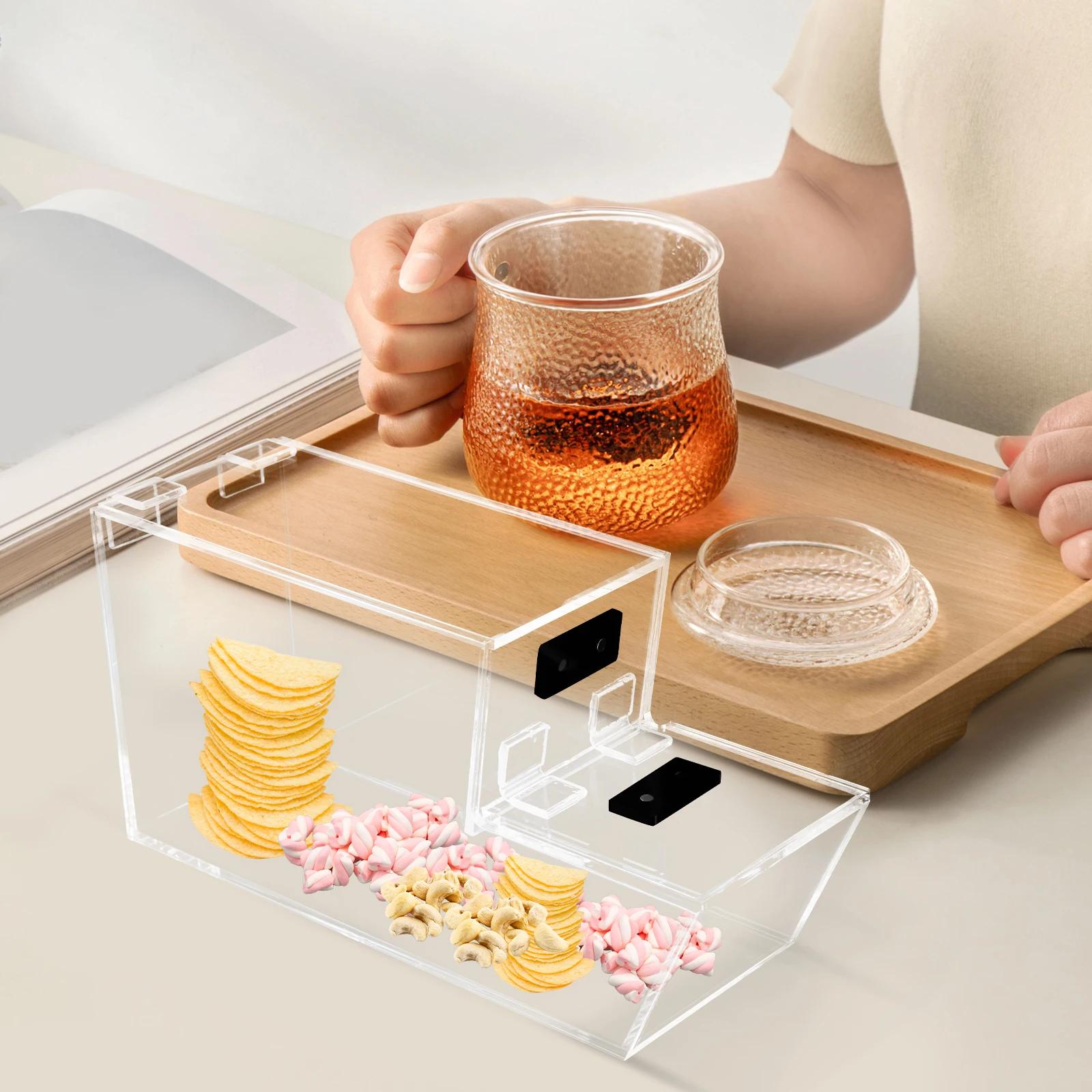 

2.5L Large Capacity Clear Acrylic Candy Dispenser Container W/ Thickened Design, Ideal for Retail Stores, Restaurants, Bakeries чистий