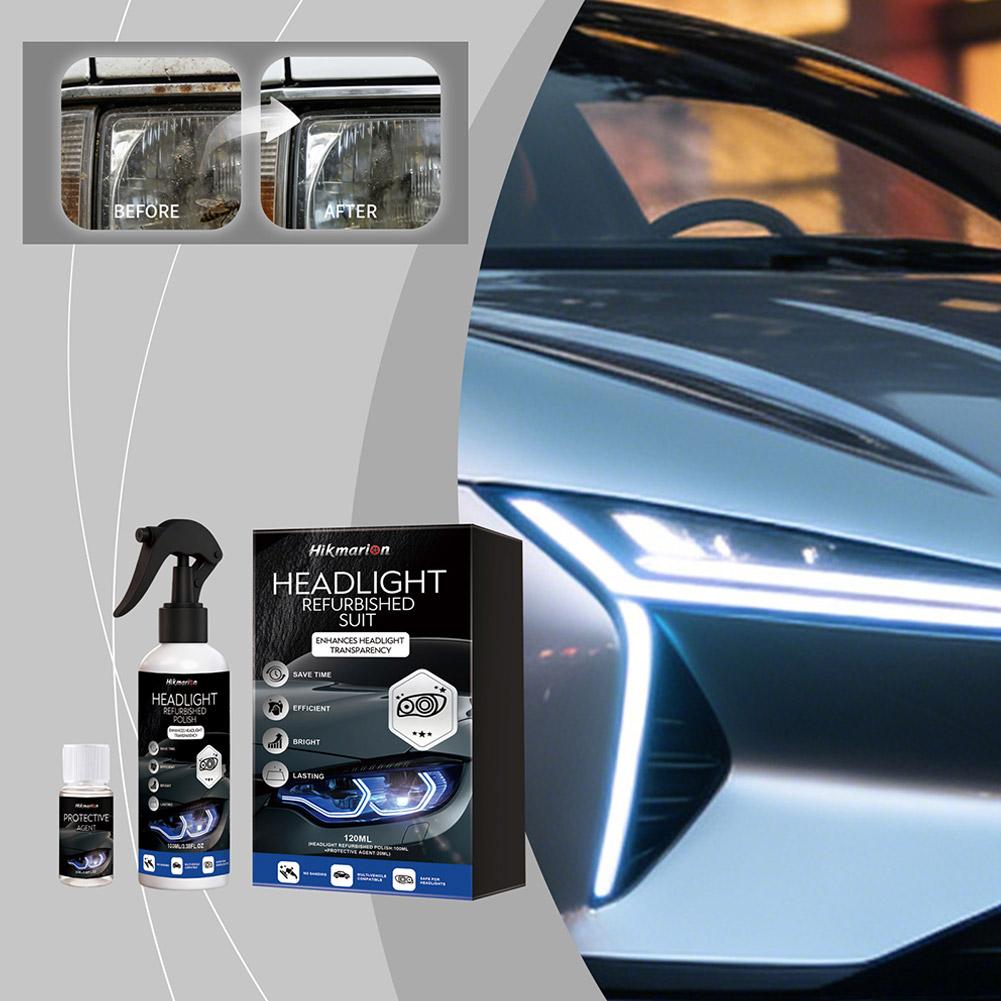 Headlight Restoration Kit, Advanced Car Light Repair Tool - Restore clear car headlights and prevent yellowing