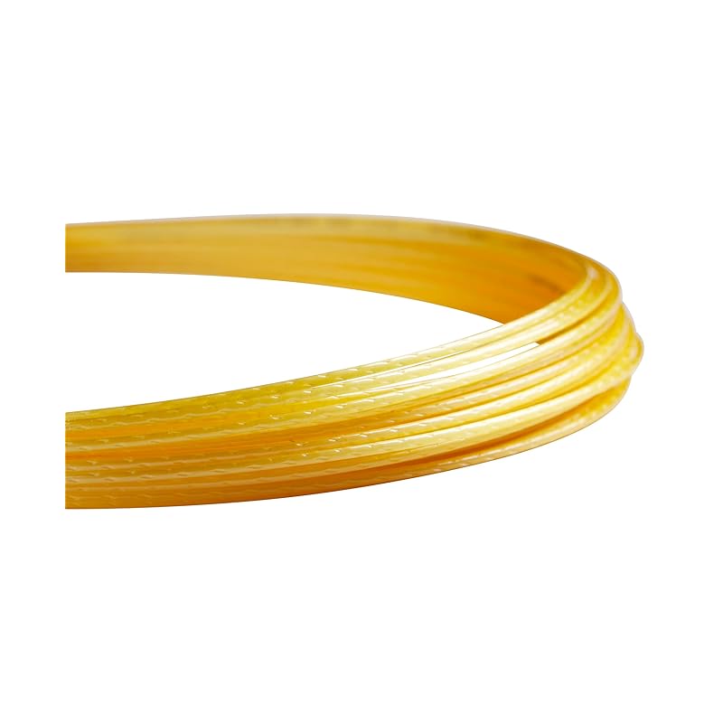 LUXILON Tennis String, 4G ROUGH 125 [200m Reel] WRZ990144, Yellow