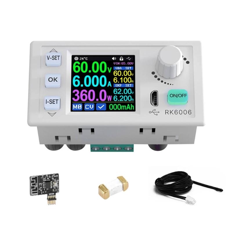 Digital Power Supply 0 60V 0 6.0A Adjustable Designs With USB Communication and Cooling Fan Systems High Performances