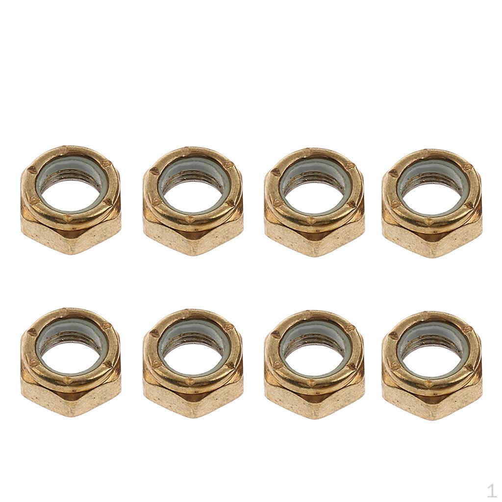 Hardware Set for Skateboard And Longboard Trucks - Pack of 8