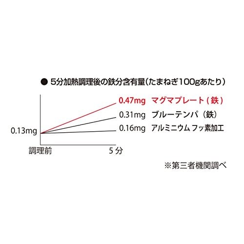 Takumi JAPAN Takumi Japan Takumi Japan Magma Plate Iron Frying Pan with a Textured Iron Surface, Induction Compatible, 26cm, Made In Japan. This Iron