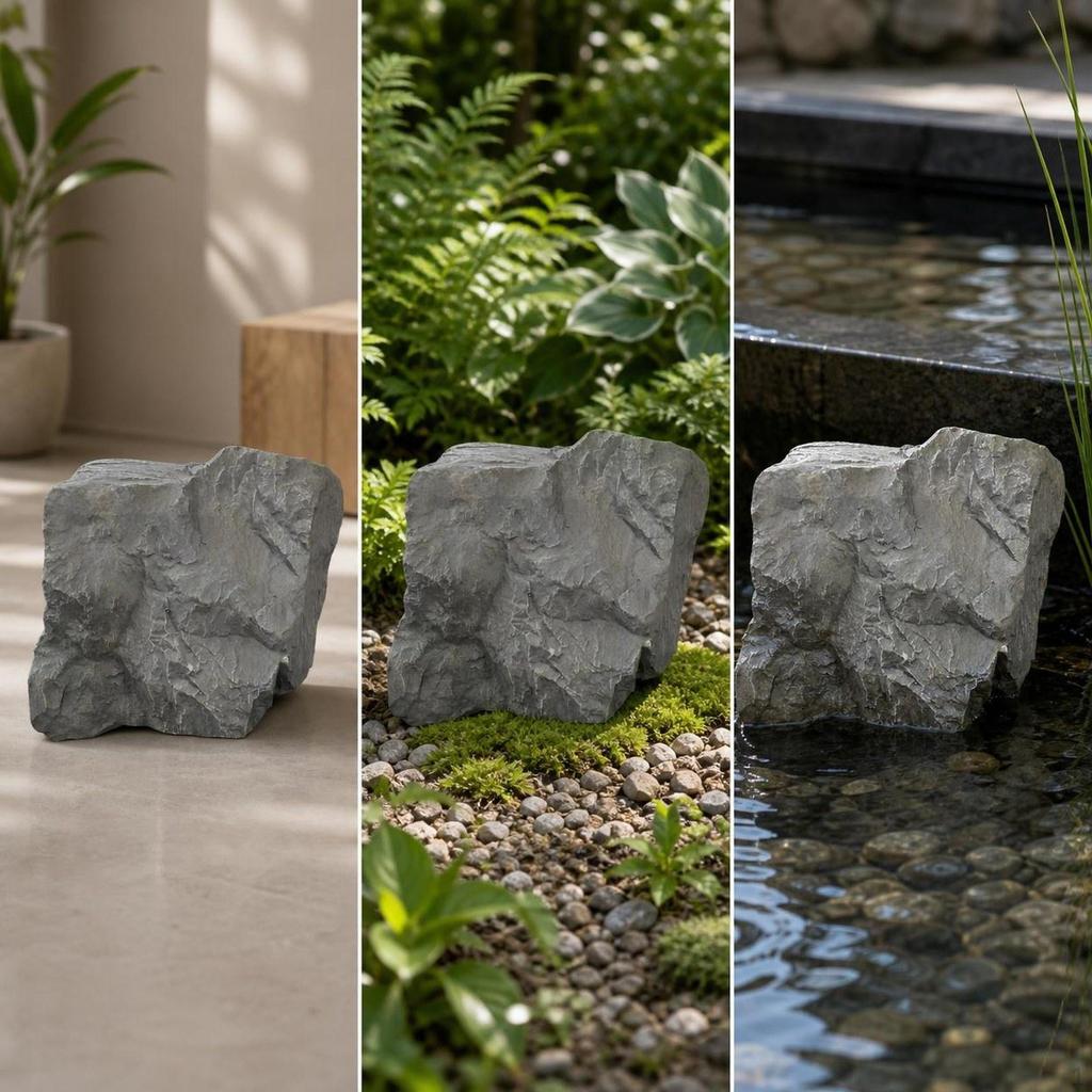 Artificial Decoration: Decorative, Lightweight And Portable; Realistic Rocks for Outdoor , Gardens