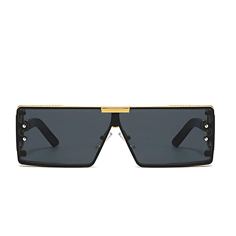 Luxury Designer Vintage Sunglasses for Men Women Steampunk Trendy Shades Outdoor Travel Party Punk Fashion