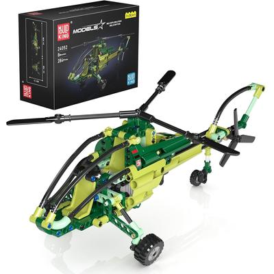 MOULD KING 24052 Building Sets Mini Militay Style Helicopter Building Sets