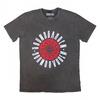 Soundgarden Unisex Adult Circle Logo Stone Wash T-Shirt