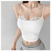 Rayon Lace Trim Sexy Camisole for Women - 2024 Summer Slimming Top